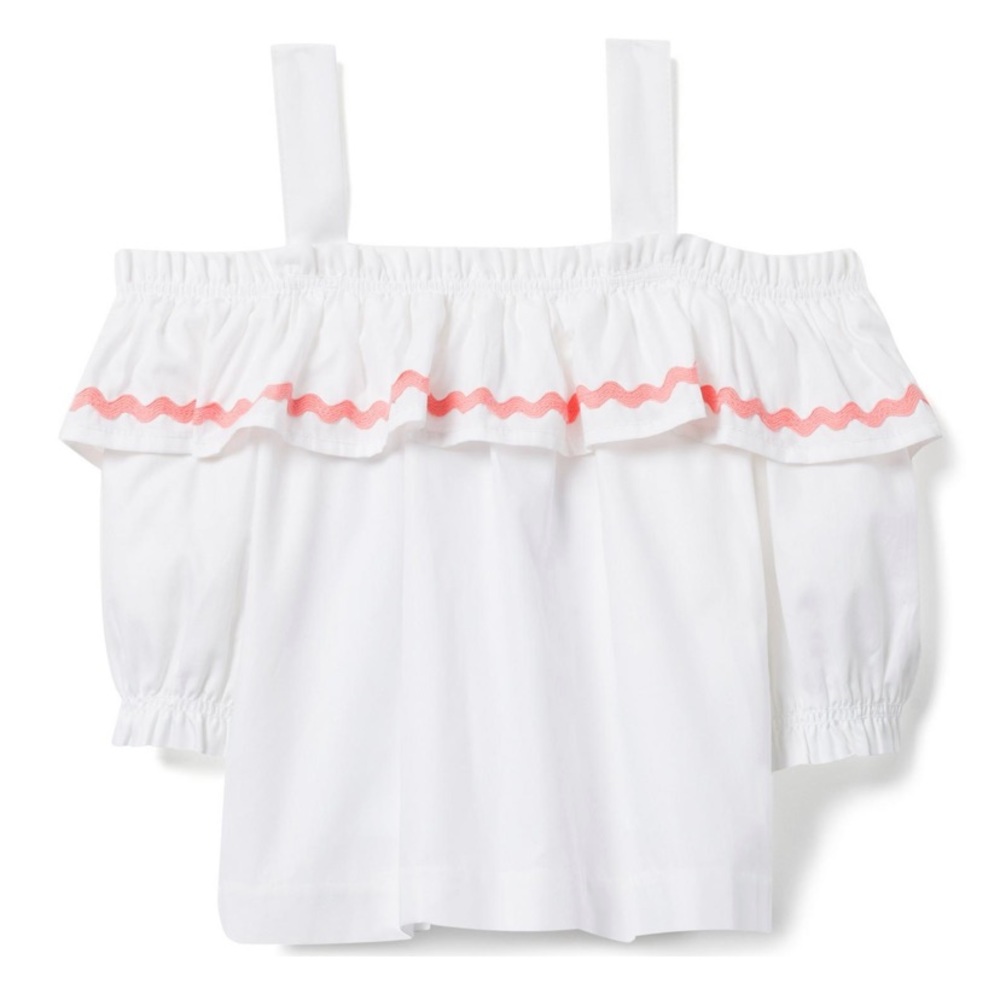 RUFFLE OFF-THE-SHOULDER TOP